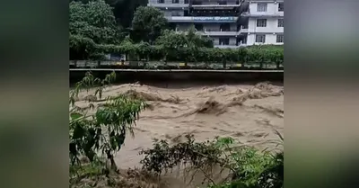 flood situation  সিকিম থেকে আসছে বন্যা  বিপদের মুখে উত্তরবঙ্গ